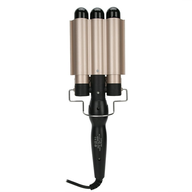 Waver De Cabello Eléctrico, Varita De Hierro Rizado De Cabello, Sin Frizz Operación Cómoda Calefacción Rápida Para Cabello Seco Cabello Húmedo
