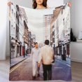 thumbnail image 5 of Oasis Whats The Story Morning Glory Album Luxury Flannel Blanket - Super Soft Anti-Static Plush Warm Blanket for Sofa Bed - Extra Large Cozy Blanket for Men and Women, Home Decor Gift., 5 of 10