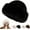 Black, variant on Womens Winter Faux Fur Bucket Hat, 2026 New Fluffy Furry Warm Hat, Soft Plush Fisherman Cap,m Mongolian Hat  for Cold Weather