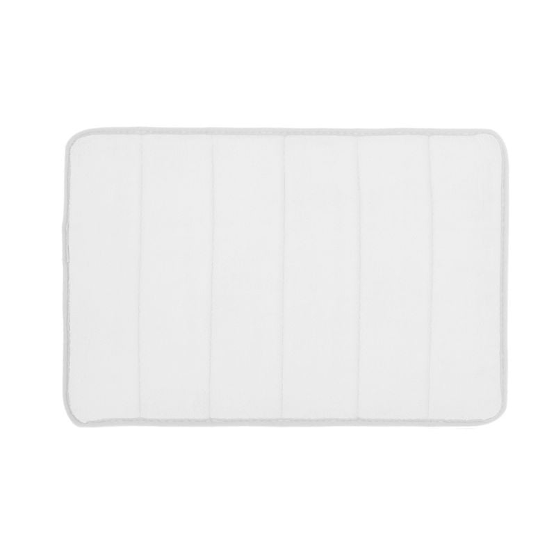 Details about    Memory Foam Bath Mat Soft Water Absorbent Washable Shower Floor Non-Slip Rug 