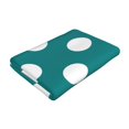 thumbnail image 5 of Zufioo Teal And White Polka Dot Print Silver Fox Fleece Beach Towel 27.5x55in, Super Absorbent Bath Towel, Suitable for Adult Beach, Swimming Pool and Home Use-One Size, 5 of 6