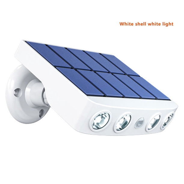 NUEVA luz solar al aire libre sensor de movimiento impermeable jardín LED lámpara solar focos para jardín camino calle luz de pared led Iluminación y accesorios Weiße Schale weißes Licht Bewildely HA005470-03B