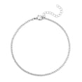 thumbnail image 5 of Shop LC Blue Crystal Set of 3 Charm Anklet Fashion Jewelry Gift for Women Size 10-12", 5 of 8