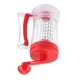thumbnail image 4 of YAHHU Manual Pancake Cupcake Batter Mixer Dispenser 28 oz / 800 ml Professional Baking Tool with Measuring Scale and Squeeze Handle, 4 of 9
