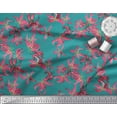 thumbnail image 3 of Soimoi Poly Georgette Fabric Wildflower Floral Printed Fabric 1 Yard 42 Inch Wide, 3 of 3