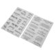 thumbnail image 3 of 2 sellos transparentes con palabras fondo inglés en relieve texto vintage sellos para álbumes de recortes con patrón de palabras de felicitación para decoración de ANGGREK Otros, 3 of 8