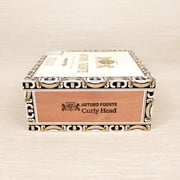 Arturo Fuente Curly Head Empty Wood Cigar Box 7.25 x 7 x 3
