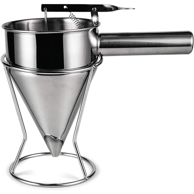 Professional Pancake Batter Dispenser For Precise Pouring, High-Quality Stainless Steel Funnel Cake Dispenser Ensures Cleanliness And Efficiency In The Kitchen