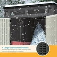 thumbnail image 5 of Suncast 6' x 5' Modernist Storage Shed, All-Weather Outdoor Backyard Unit, Gray, 5 of 10