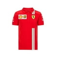 thumbnail image 2 of Nouvelle Combinaison de Course Ferrari F1 2025 Haut Rouge Polo à Manches Courtes Été Vêtements pour Hommes Salopettes, 2 of 4