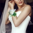 thumbnail image 5 of chidgrass Banquet Ceremony Prom Artificial Flower Corsage Portable Reusable Simple Design Romantic Bridesmaid Decoration Wrist and Breast, 5 of 6