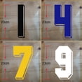 thumbnail image 2 of Números personalizados para camisetas de fútbol para equipos locales y visitantes 11-12, ropa deportiva para hombres, parches termoadhesivos, transferencia de calor, 2 of 5
