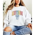 thumbnail image 3 of Autism Mama Sweatshirt for Women Colorful Checkered Autism Awareness Pullover White Sweatshirt Adult Small, 3 of 4