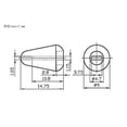 thumbnail image 2 of 10 Set Guitar Strat Knobs 1 Volume and 2 Tone Control Knobs Set, 2 of 5
