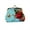 Blue, variant on BE-TOOL Mini Coin Purses Card Holder Wallet Floral Printing Handbag for Girl Women Gift
