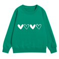 thumbnail image 4 of Mercatoo Cute 𝐏reppy Sweatshirts for Teens Girls Heart Graphic Oversized Sweatshirts Fall Winter Long Sleeve Pullover Tops, 4 of 8