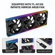 Thermalright FW360 SE ARGB V2 CPU Liquid Cooler, 2000RPM Daisy-Chain Connection Fans, 2 LCD Display Screen, for AM4/AM5 & Intel 1700/1851(Black)