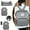 Gray, variant on 8.66*12.59*16.53 Inch Diaper Bag with Changing Station, Baby Bag, Diaper Bag Backpack, Baby Bag, Stroller Straps Large Capacity Waterproof