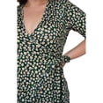 thumbnail image 4 of Vestido escote cruzado (talla extra), modelo 4266 (Negro floreado) negro 36 Roman Fashion Vestido extra 4266, 4 of 6