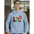 thumbnail image 2 of Image Conscious Super Cows Hoodie Mens -Porter Hastings Designs, Male 4X-Large, 2 of 4