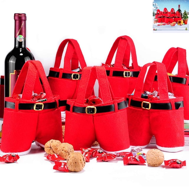 10 bolsas pequeñas de dulces para pantalones de Navidad. Xemadio ZFSDFLD74