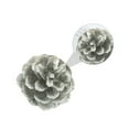 thumbnail image 3 of Clispeed Artificial Pine Cones for Decor Silver Synthetic Material Christmas DIY Accessories 20 Pcs, 3 of 6