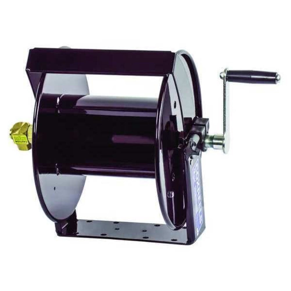COXREELS SM17-4-125 Hand Crank Hose Reel,Holds 1/2x125 Hose