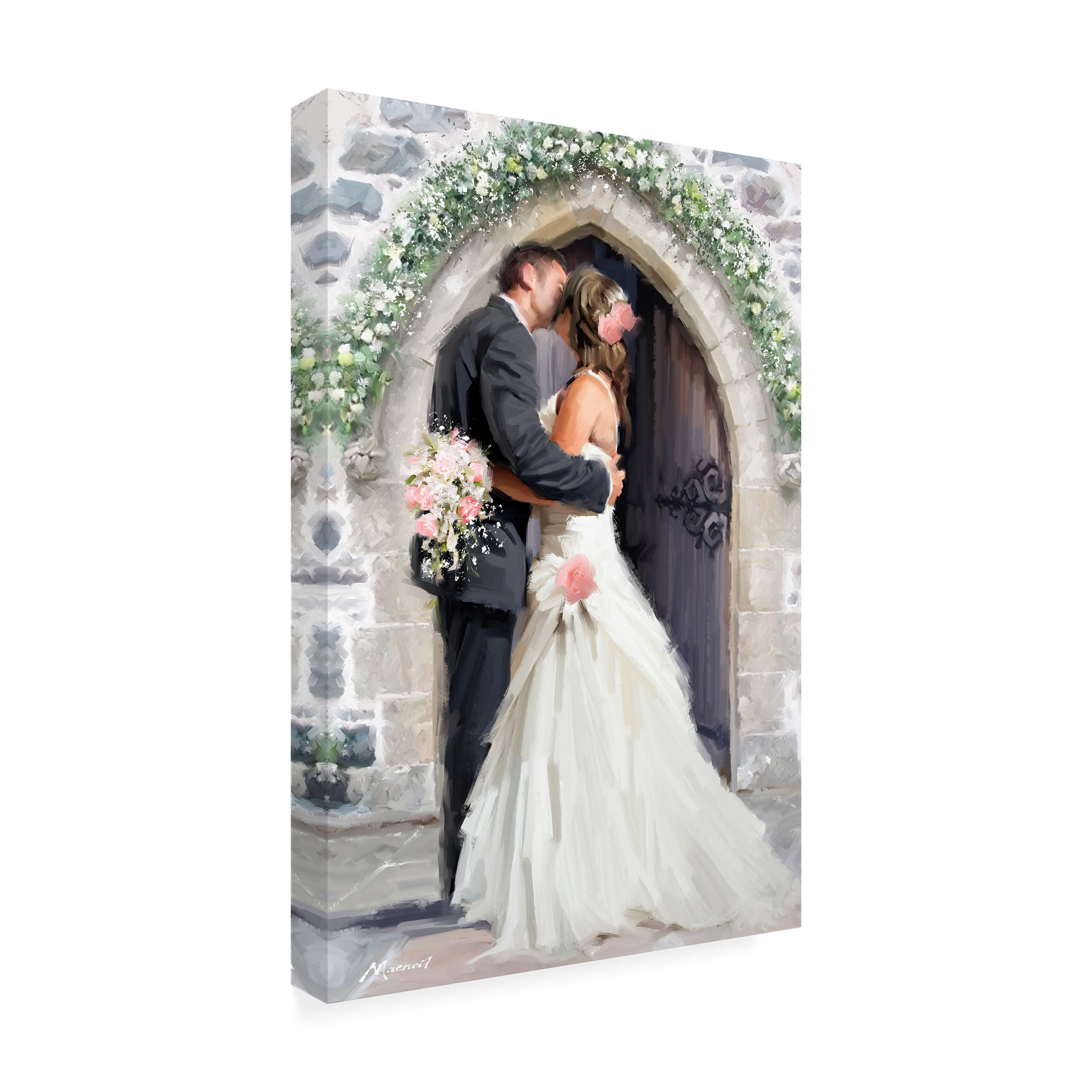 The Macneil Studio 'Wedding Kiss' Canvas Art
