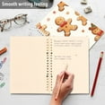 thumbnail image 5 of Ckdifva Gingerbread Cookies A5 Ring Binder Notebook Journey Note Diary College Ruled Study 60 Pages, 5 of 8