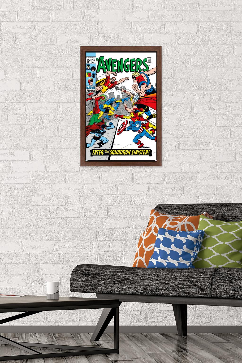 Marvel Comics - Avengers #70 Wall Poster, 14.725" x 22.375" Framed