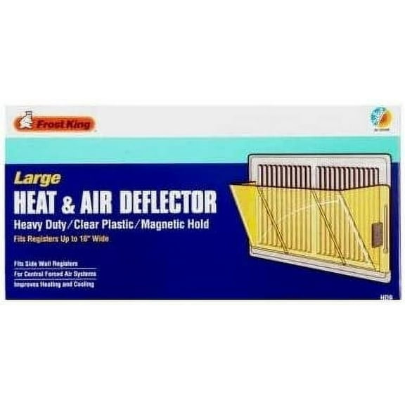 Thermwell Unbreakable Plastic 16" Adjustable Length, Heat & AC Deflector for Vents