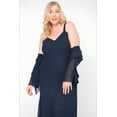 thumbnail image 4 of R&M Richards Plus Size Long Mother of the Bride Dress 358260, 4 of 7