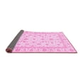 thumbnail image 2 of Ahgly Company Indoor Square Oriental Pink Traditional Area Rugs, 5' Square, 2 of 4