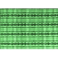 thumbnail image 1 of Ahgly Company Indoor Rectangle Abstract Emerald Green Modern Area Rugs, 5' x 7', 1 of 4