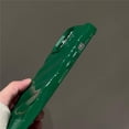 thumbnail image 5 of Compatible for iPhone 12/12 Pro Case 3D Fold Wave Cute Sparkle Glitter Fashion Luxury Soft TPU Shockproof Protect Women Girl Teen Phone Case for iPhone 12/12 Pro 6.1''-Ancient Green, 5 of 7