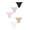 Vivid White/Toasted Almond/Light Grey Heather/Orchid Rose/Black Soot, variant on No Boundaries Stretch Ribbed Hi-Cut Cheeky Panties, 5-Pack, Women's