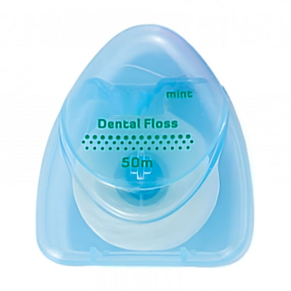 RAGUPEL UltraHygienic Dental Floss Bare Floss 50 Meter Roll Clinic Grade Triangular Shape for Teeth Hygienicing Oral Hygiene Tool for Adults & Kids