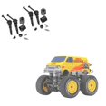 thumbnail image 4 of Juego de 4 piezas de cvd y tuerca de eje Afortunado para Tamiya Sw-01 1/24 Rc coche, 4 of 5