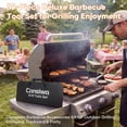 thumbnail image 3 of Consiwa 39pcs BBQ Grill Accessories Sets, Stainless Steel Barbecue Tools Kit, Suitable for Blackstone Griddle, Outdoor Camp Cooking Utensils, Father's Day Gift for Men & Chef Dad, 3 of 10