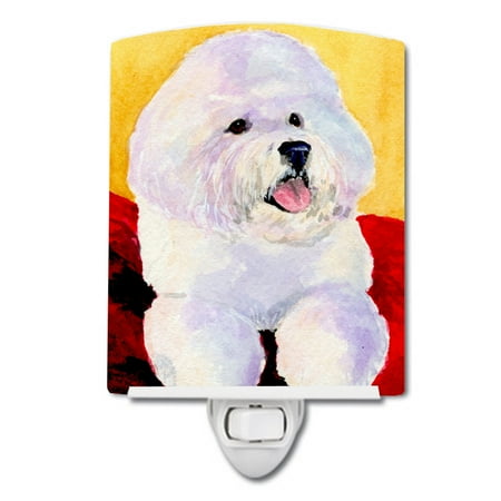 

Caroline s Treasures SS8921CNL Bichon Frise Ceramic Night Light 6x4x3 multicolor