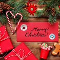 thumbnail image 5 of 1000 piezas de pegatinas de regalo de Navidad, pegatinas de regalo de vacaciones de Navidad, pegatinas de Navidad redondas, pegatinas de regalo autoadhesivas de Navidad, pegatinas de etiquetas de Navidad, Papá Noel, muñeco de nieve esquí esquí Gafas de esquí, 5 of 5