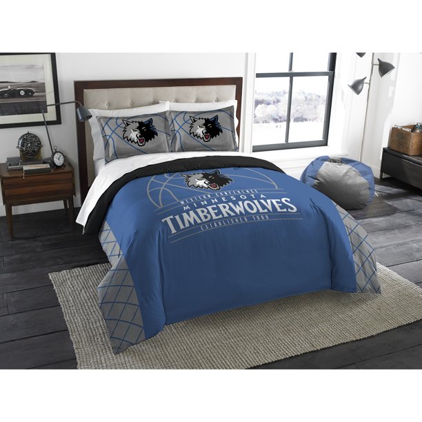 NBA Minnesota Timberwolves "Reverse Slam" Bedding Comforter Set