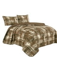 thumbnail image 7 of 3-Piece Rustic Wildlife Reversible Polyester Quilt Bedspread Set, 7 of 7