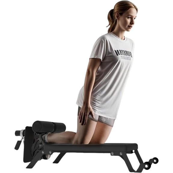 Nordic Hamstring Curl Machine,Height Adjustable Nordic Curl Bench, Compact Home Gym Equipment for Strength Training for Home Gym,450 LBS