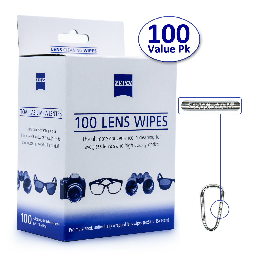 Zeiss PreMoistened Lens Cleaning Wipes(6*5 inch) in Bulk Packaging100