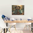 thumbnail image 5 of Logiee Creekside Meditating Puppy Print Canvas Wall Art ,Art Poster,Canvas Decorative Picture,Decor Wall Pictures for Living Room Bedroom Bathroom,Ready to Hang, 5 of 6