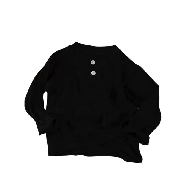 Girls Tops Tees & Shirts Long Sleeve Layering for Girls Comfortable Stretch Basic Tee Shirt Soft Everyday Wear Kids