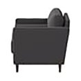 thumbnail image 4 of Hawthorne Collections Chaise d'Appoint en Tissu Transitionnel Gris Bruyère, 4 of 8