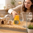 thumbnail image 4 of Ceramic Pumpkin Hamster Hideout,Cozy Small Pet Shelter Cave,Easy‑Clean Ceramic House For Cage Habitat Halloween Decor(Orange-4.92"), 4 of 4