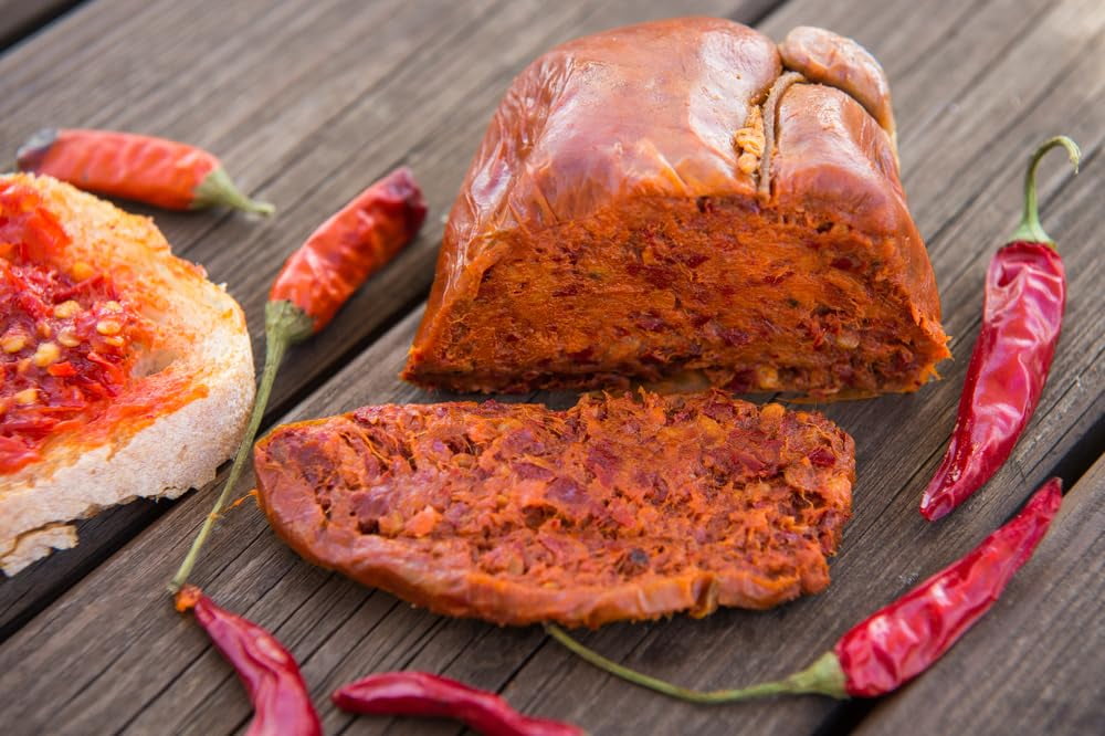 Sanniti Nduja di Spilinga, Spreadable Spicy Salami, 8.8 oz